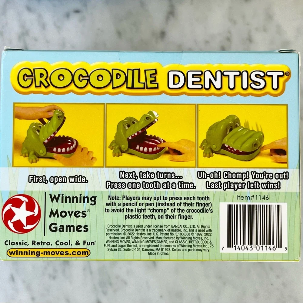 Crocodile Dentist Game - Green Croc Tooth Game